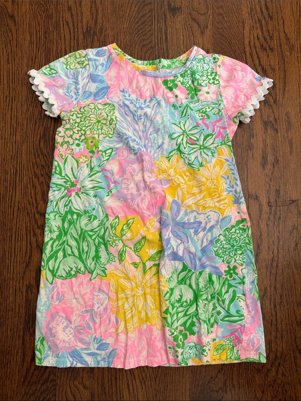 Lilly Pulitzer Kids Floral Short-Sleeve dress - Pink & Multicolor
